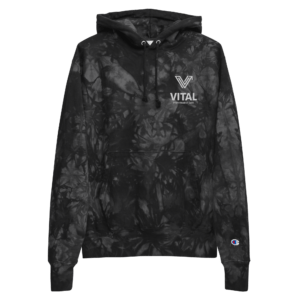 champion tie dye vital hoodie