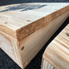 bamboo slant board chopstick detail