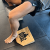 bamboo slant board bench press heel lift