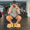 bamboo slant board squat heel lift