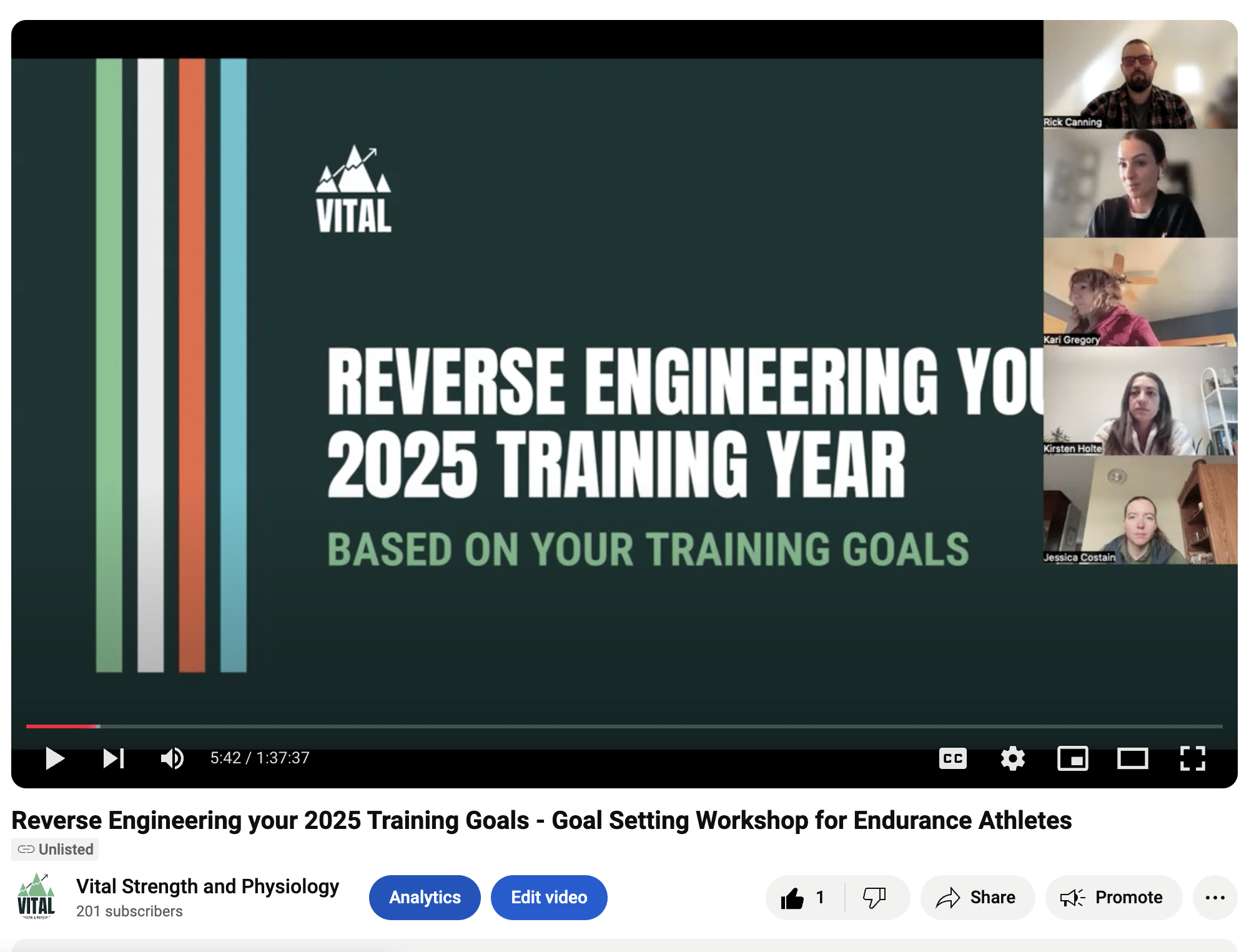 Reverse Engineering Your 2025 Training Plan - Goal Setting Workshop ...