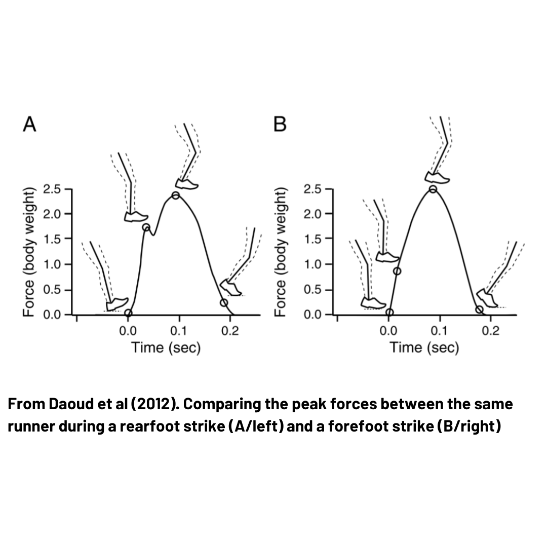rearfoot vs forefoot striking running rearfoot vs forefoot striking running