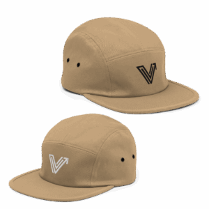 khaki 5-panel hat