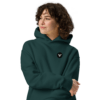 Pine Green Long Oversized Hoodie - Image 4