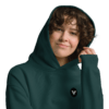 Pine Green Long Oversized Hoodie - Image 2