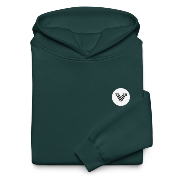 Pine Green Long Oversized Hoodie - Image 11