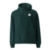 Pine Green Long Oversized Hoodie - Image 12