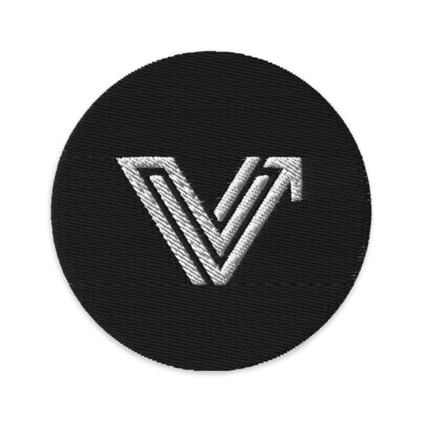 Vital embroidered patch