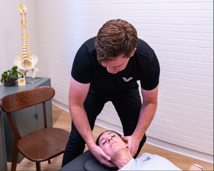 Chiropracic neck adjustment