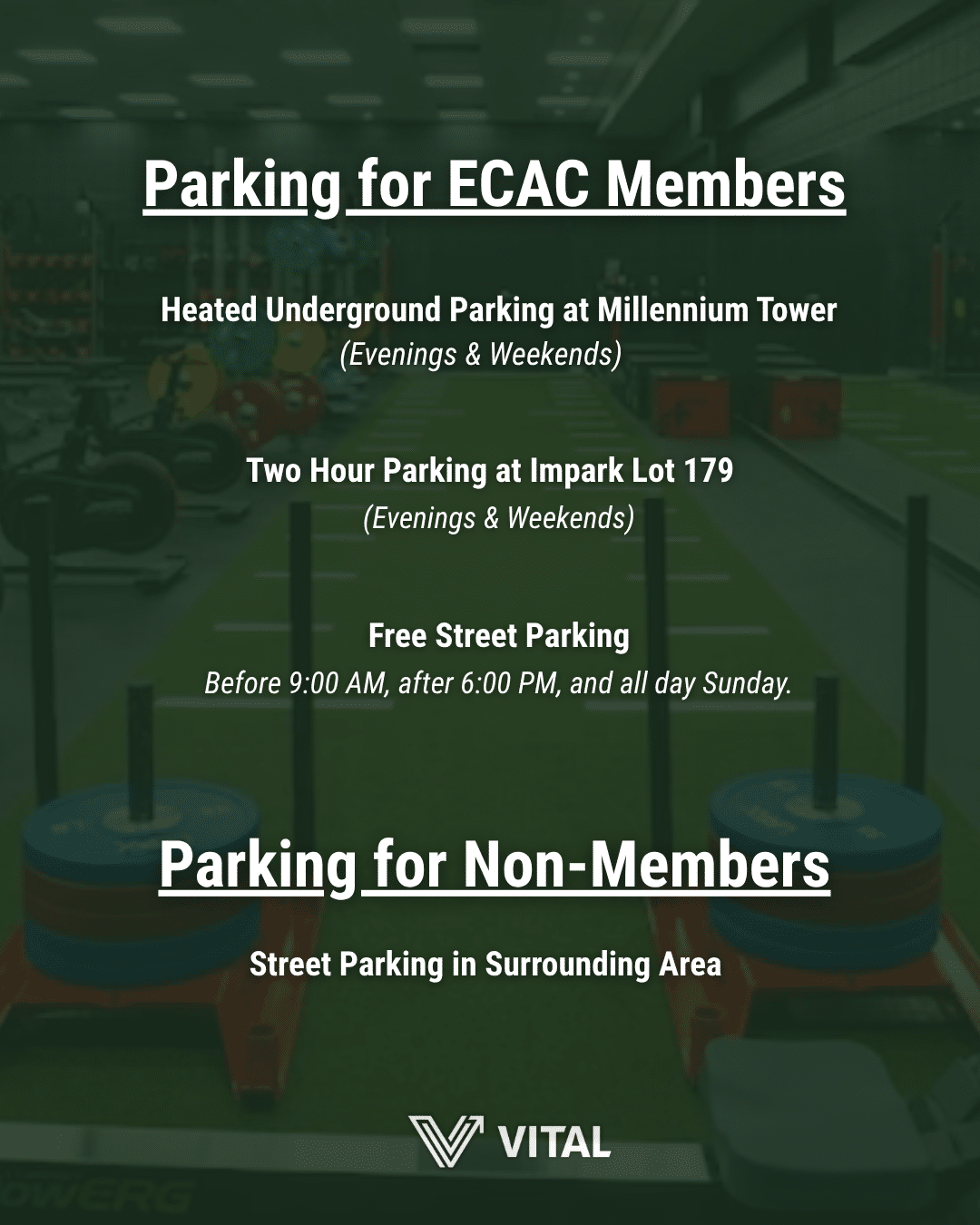 parking for ecac members parking for ecac members